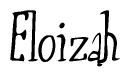The image contains the word 'Eloizah' written in a cursive, stylized font.