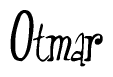 The image is of the word Otmar stylized in a cursive script.