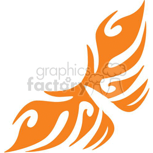 0051 symmetric flames clipart. Royalty-free image # 368603
