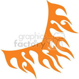 0031 symmetric flames clipart. Royalty-free image # 368627
