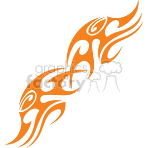 0029 symmetric flames clipart. Royalty-free image # 368655