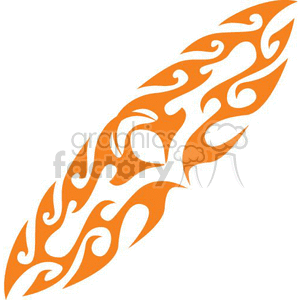 0086 symmetric flames clipart. Royalty-free image # 368683