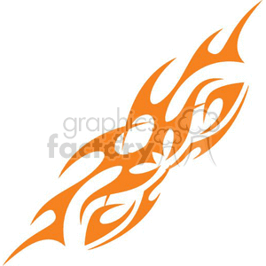 0061 symmetric flames clipart. Royalty-free image # 368707