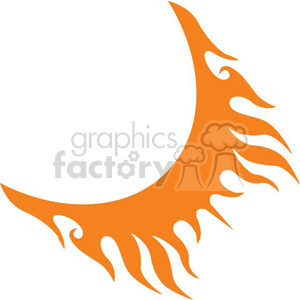 0033 symmetric flames clipart. Royalty-free image # 368713