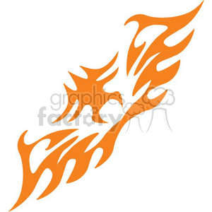 0042 symmetric flames clipart. Royalty-free image # 368757