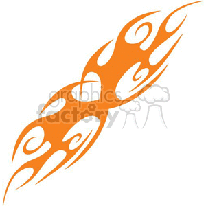 0076 symmetric flames clipart. Royalty-free image # 368779