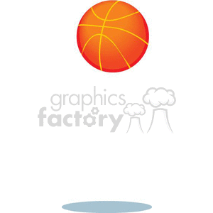 orange basketball  clipart. Royalty-free image # 370032