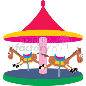 carousel horse003 clipart. Royalty-free image # 370207