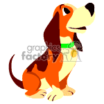 Dog begging for food. clipart. Commercial use image # 370353