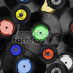 vinyl record seamless background clipart. Royalty-free image # 371345