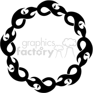 round flames 046 clipart. Royalty-free image # 372765