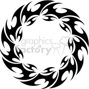round flames 016 clipart. Royalty-free image # 372785