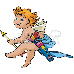 Valentines cupid clipart. Royalty-free image # 146006