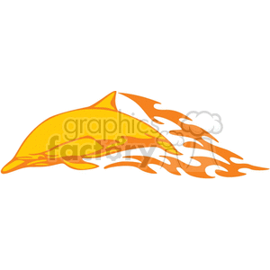 animal animals flame flames flaming fire vinyl-ready vinyl ready hot blazing blazin vector eps gif jpg png cutter signage dolphin dolphins orange