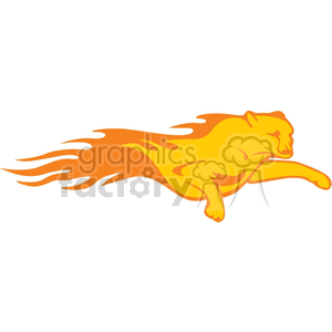 animal animals flame flames flaming fire vinyl-ready vinyl ready hot blazing blazin vector eps gif jpg png cutter signage puma pumas lion lions female orange