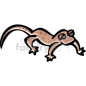 Cartoon Lizard clipart. Commercial use image # 129156