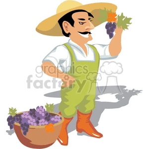 hispanic man clipart. Commercial use image # 373729