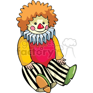 clown clowns hldn029 Clip Art People Kids ragdoll ragdolls toy toys doll dolls