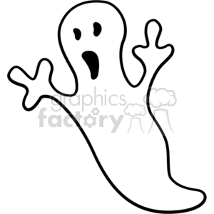 vector halloween images clipart ghost ghosts scary white black