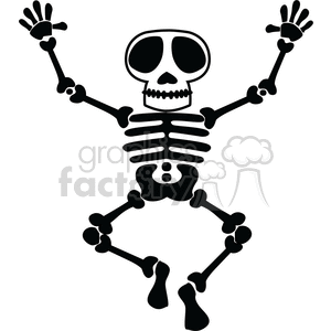 vector halloween images clipart bone bones skeleton skeletons skull skulls