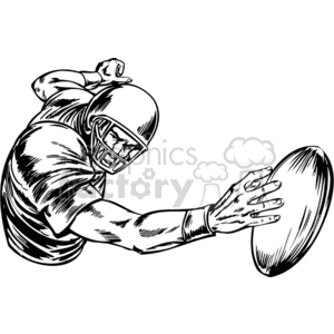 Football players clipart. Commercial use image # 374608
