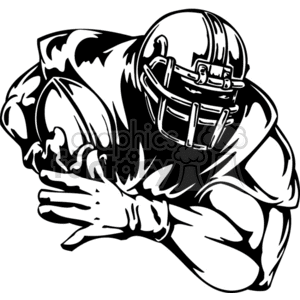 Football player 089 clipart. Royalty-free image # 374618
