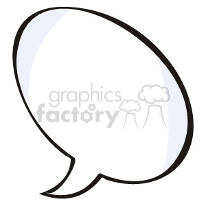 cartoon speech bubble clipart. Commercial use image # 375009