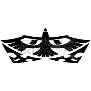 Racing bird symbol clipart.