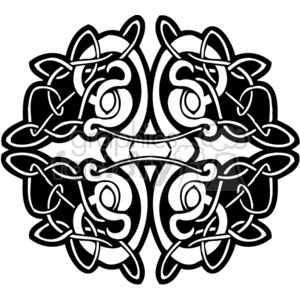 circle celtic designs clipart. Royalty-free image # 376503