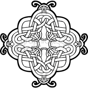 celtic design 0083w clipart. Royalty-free image # 376623