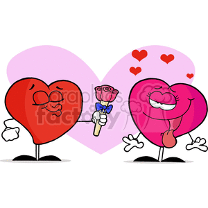 Hearts in love clipart. Commercial use image # 377509