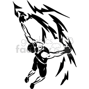 Rock climber clipart. Royalty-free image # 377539