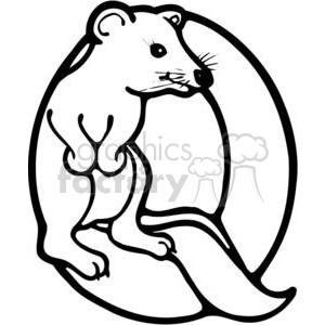 Letter Q Quokka Marsupial clipart. Commercial use image # 380253