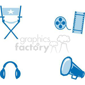 2796-Movie-Set-6 clipart. Royalty-free image # 380293