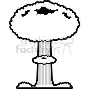 nuclear explosion clipart. Commercial use image # 381917