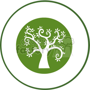 tree logo clipart. Royalty-free image # 382106
