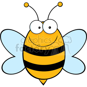 bee character clipart. Commercial use image # 382111