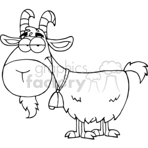 4357-Goat-Cartoon-Character clipart.