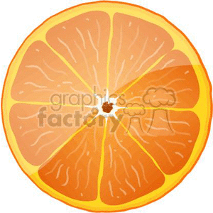cartoon orange oranges fruit sliced slice rg food snack healthy
