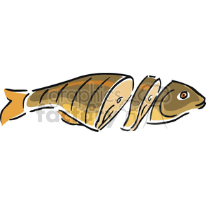 fish dinner clipart. Royalty-free image # 383086