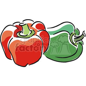 bell peppers clipart.