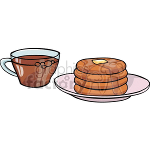 pancakes clipart. Royalty-free image # 383259