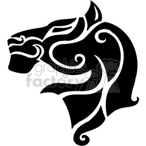 wild horse logo clipart. Commercial use image # 385443