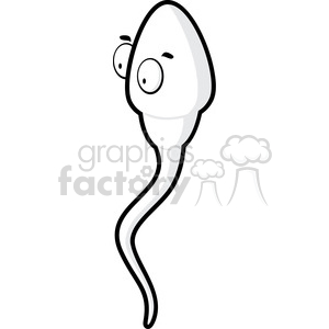 cartoon sperm clipart. Royalty-free image # 385543