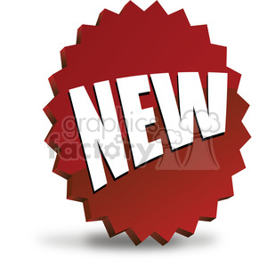 clipart - NEW-icon-image-vector-art-dark-red 002.
