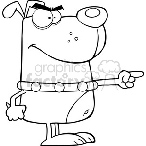 5208-Angry-Dog-Angry-Finger-Pointing-Royalty-Free-RF-Clipart-Image clipart. Royalty-free image # 386317