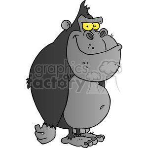 5064-Gorilla-Cartoon-Character-Royalty-Free-RF-Clipart-Image clipart. Royalty-free image # 386367