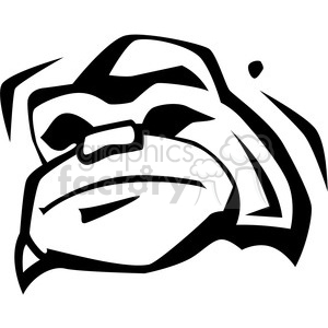 gorilla outline clipart. Commercial use image # 133219