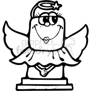 Smore Angel 01 clipart.