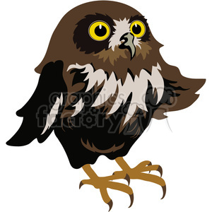 Owl Baby clipart.